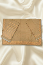 Chiku Chanderi Cotton Mekhela Chador - Image 4