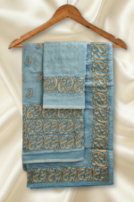 Light Phiroji Chanderi Cotton Mekhela Chador - Image 2