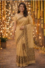 Chanderi Cotton Mekhela Chador - Image 4