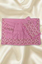 Pink Soft Silk Mekhela Chador - Image 3